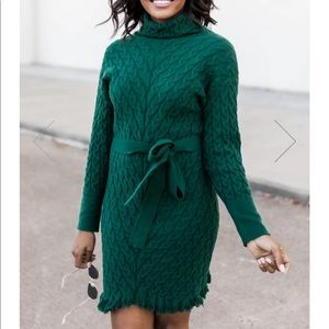 NWOT Pink Lily sweater dress